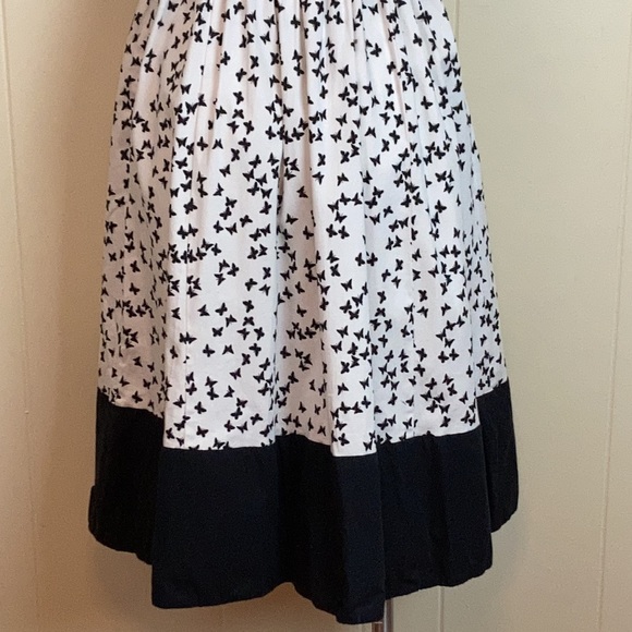 eShakti Vintage Style Retro Butterfly Shirt Dress - Picture 8 of 11